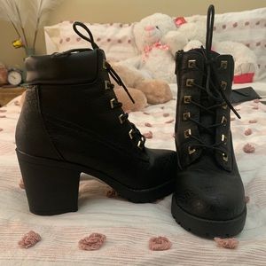 Black boots